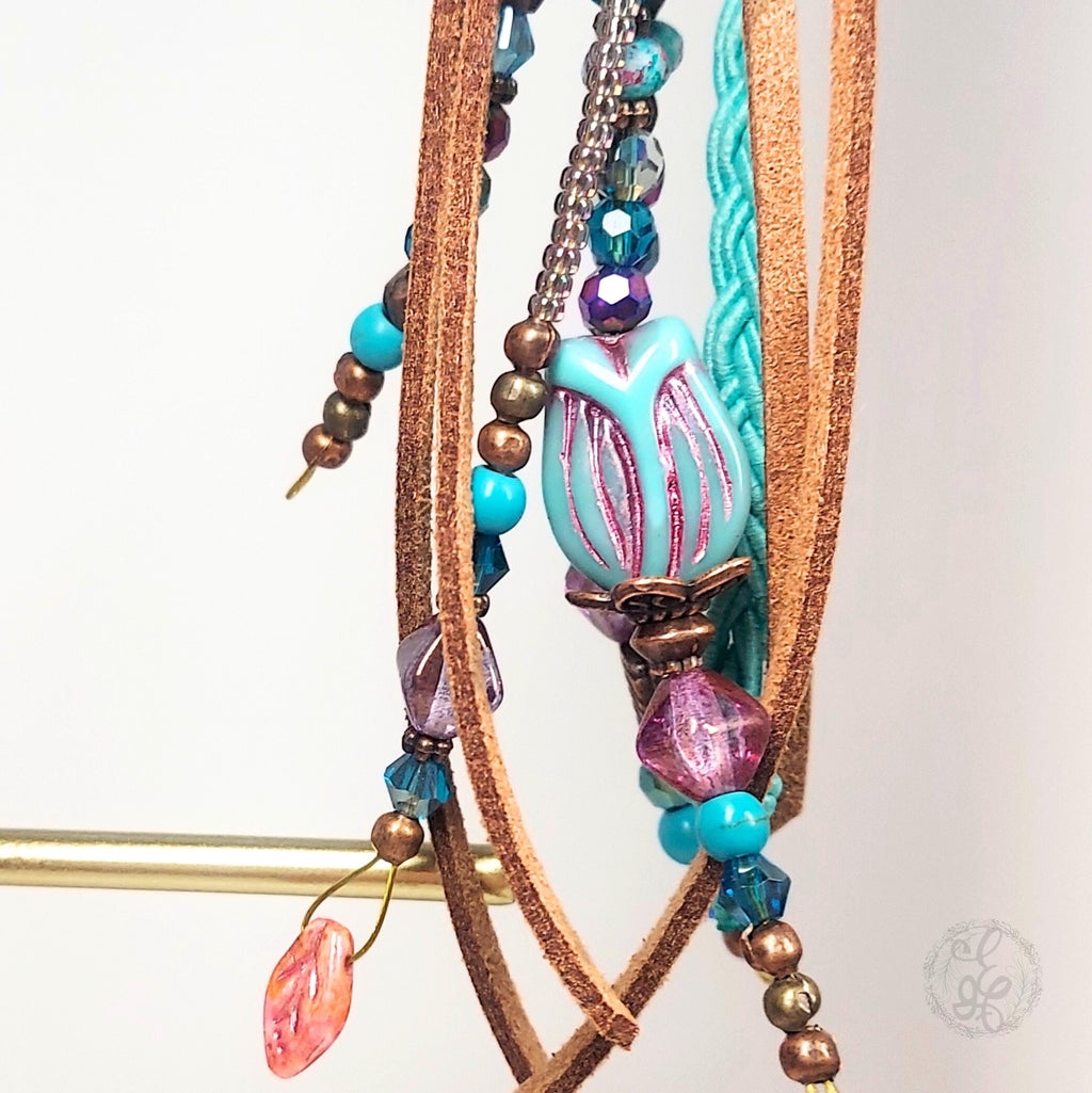Tulip Tassel Purse Charm
