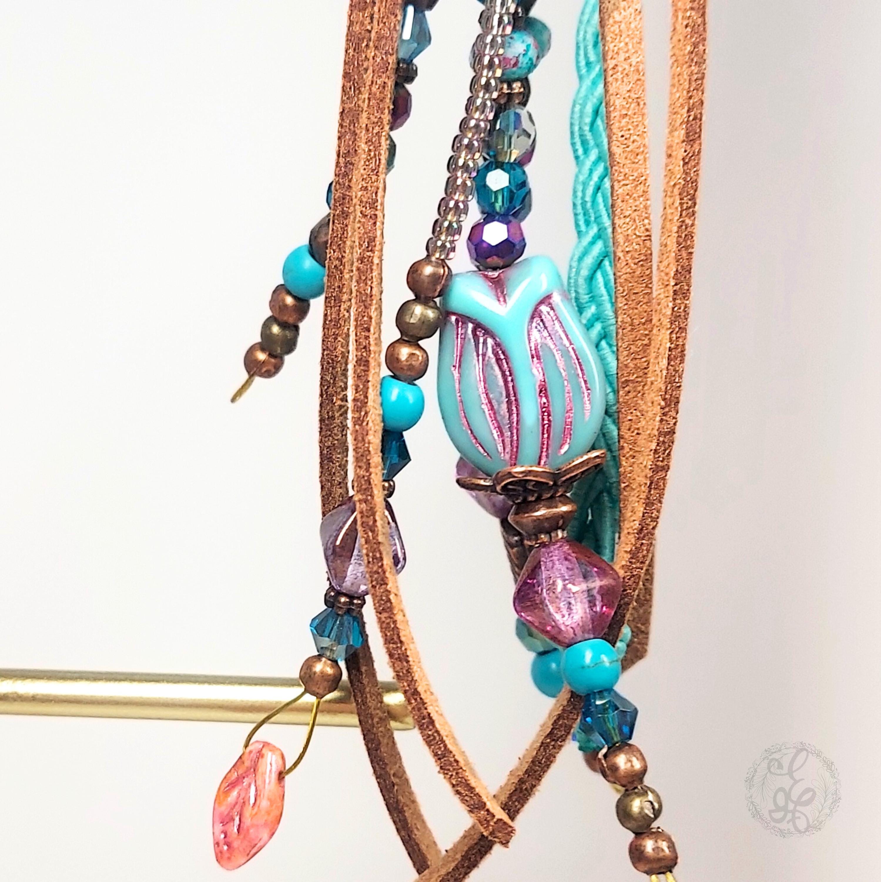 Tulip Tassel Purse Charm