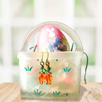 Crystal Carrot Dangle Earrings for Spring- Whimsical Jewelry