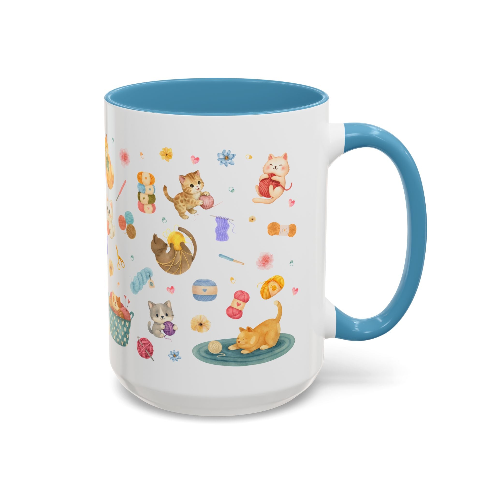 Whimsical Cat-Themed Crochet Coffee Mug, Cute Cat Lover Gift, Animal Lover Decor, Fun Kitchenware, Cat Enthusiast Mug, Gift for Cat Moms