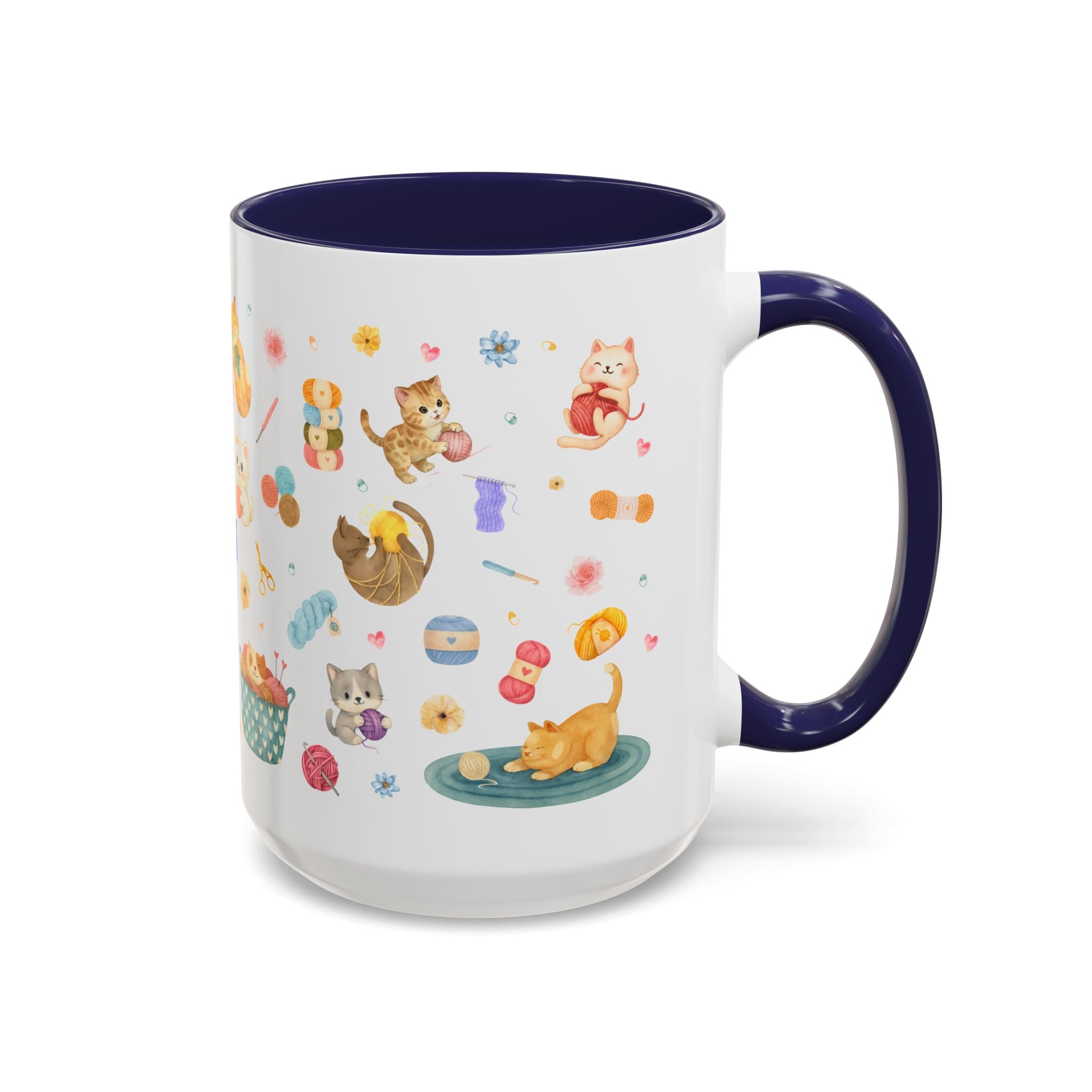 Whimsical Cat-Themed Crochet Coffee Mug, Cute Cat Lover Gift, Animal Lover Decor, Fun Kitchenware, Cat Enthusiast Mug, Gift for Cat Moms