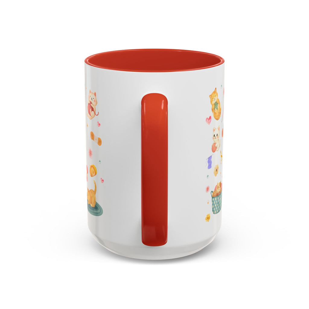 Whimsical Cat-Themed Crochet Coffee Mug, Cute Cat Lover Gift, Animal Lover Decor, Fun Kitchenware, Cat Enthusiast Mug, Gift for Cat Moms