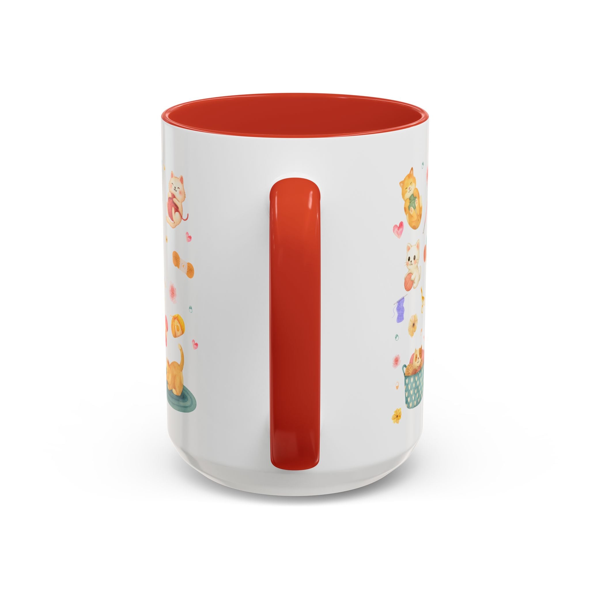 Whimsical Cat-Themed Crochet Coffee Mug, Cute Cat Lover Gift, Animal Lover Decor, Fun Kitchenware, Cat Enthusiast Mug, Gift for Cat Moms