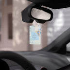 Hope Patchwork Car Air Freshener — "Yet I Still Dare to Hope" Floral Scented Ornament
