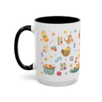 Whimsical Cat-Themed Crochet Coffee Mug, Cute Cat Lover Gift, Animal Lover Decor, Fun Kitchenware, Cat Enthusiast Mug, Gift for Cat Moms