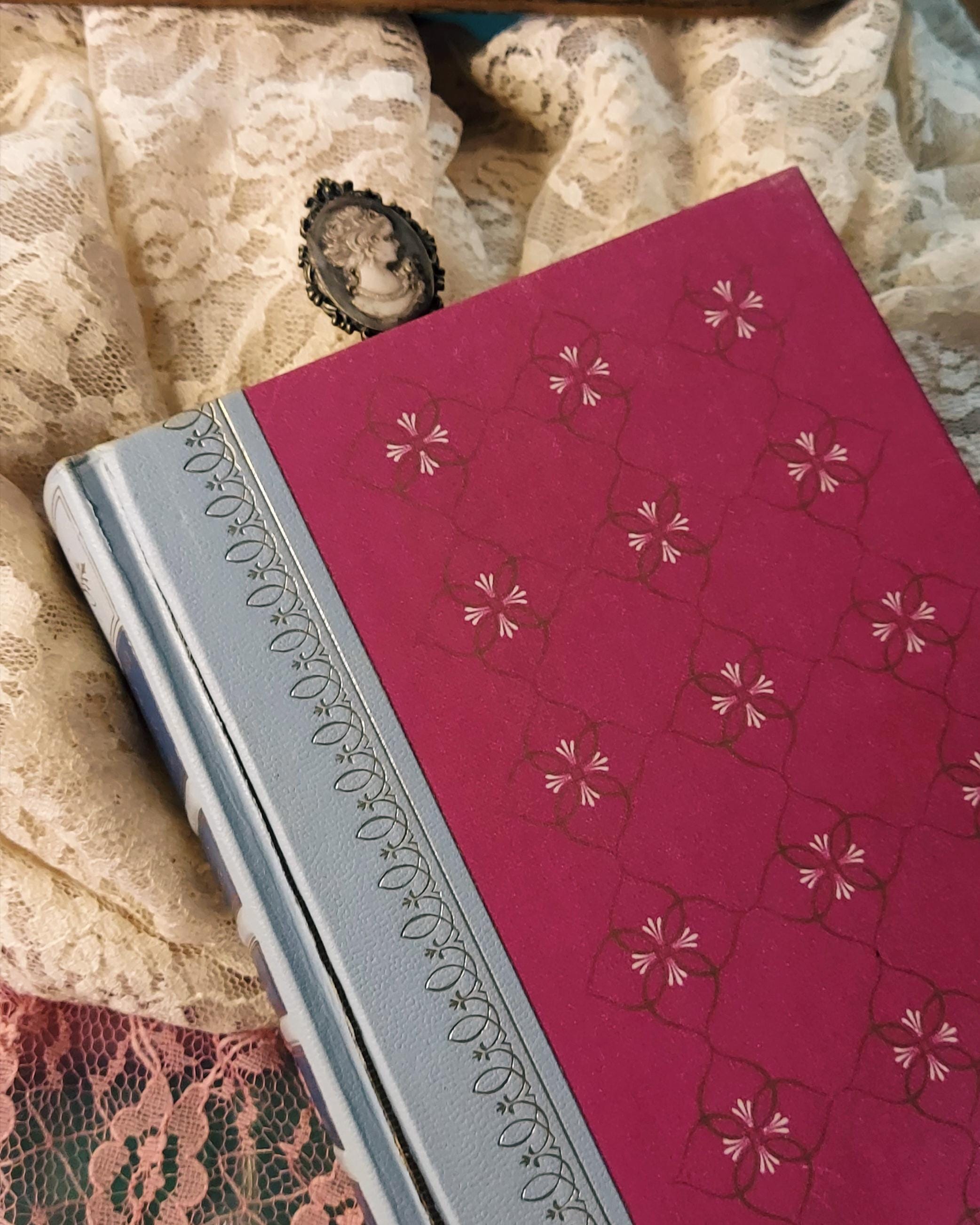 Antique Brass Cameo Bookmark – Handcrafted Pale Blue Distressed Victorian Lady – Vintage-Inspired Gift for Book Lovers