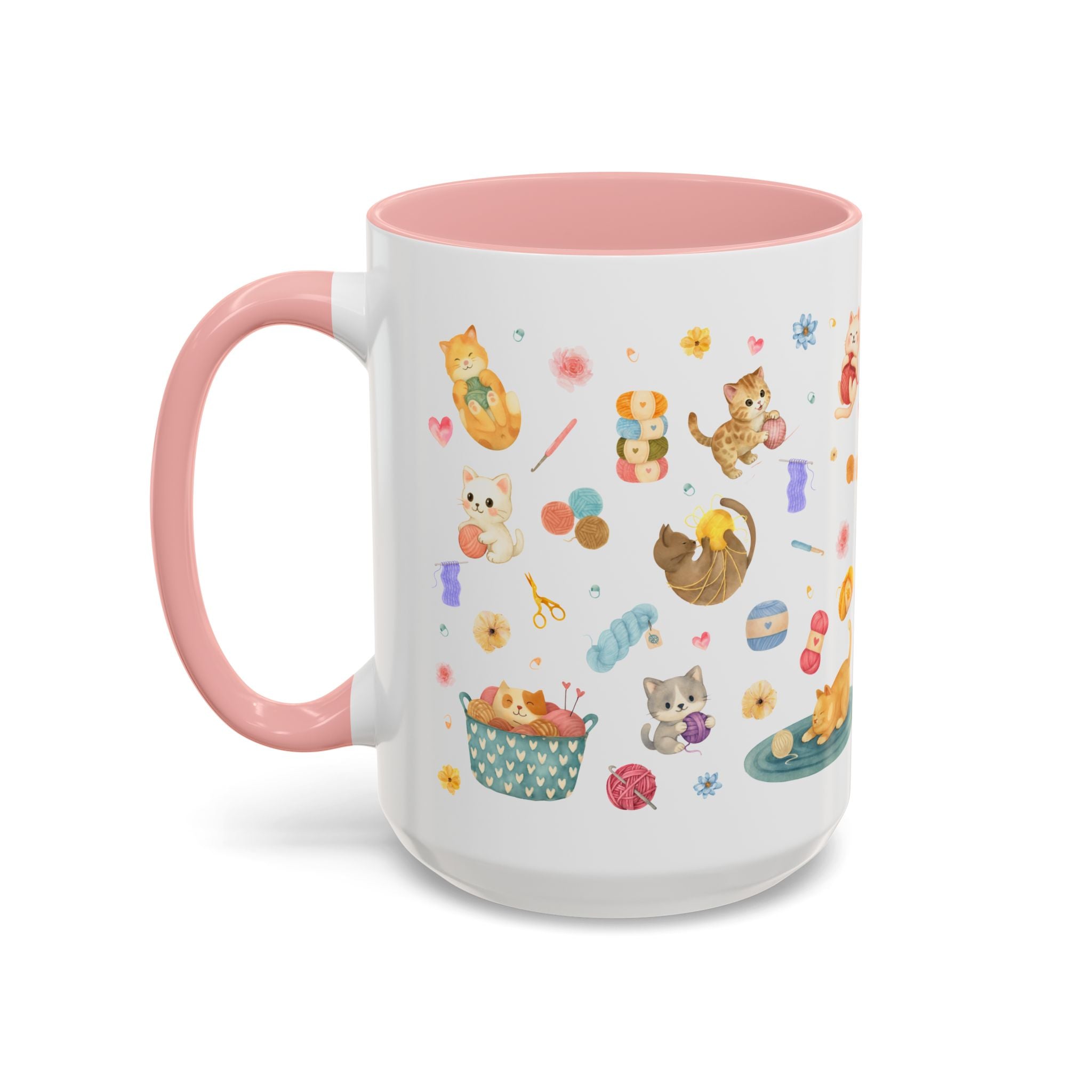 Whimsical Cat-Themed Crochet Coffee Mug, Cute Cat Lover Gift, Animal Lover Decor, Fun Kitchenware, Cat Enthusiast Mug, Gift for Cat Moms