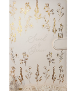 Saved by Grace Journal – Gold Foil Branch Design, Magnetic Clasp