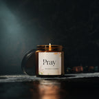 Pray Soy Candle — ‘Pray Without Ceasing’ Scented Amber Jar (Multi-Size)