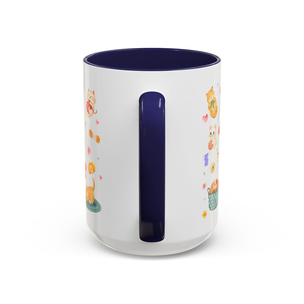 Whimsical Cat-Themed Crochet Coffee Mug, Cute Cat Lover Gift, Animal Lover Decor, Fun Kitchenware, Cat Enthusiast Mug, Gift for Cat Moms