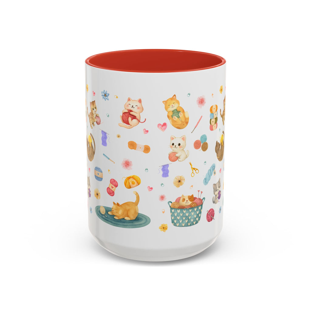 Whimsical Cat-Themed Crochet Coffee Mug, Cute Cat Lover Gift, Animal Lover Decor, Fun Kitchenware, Cat Enthusiast Mug, Gift for Cat Moms