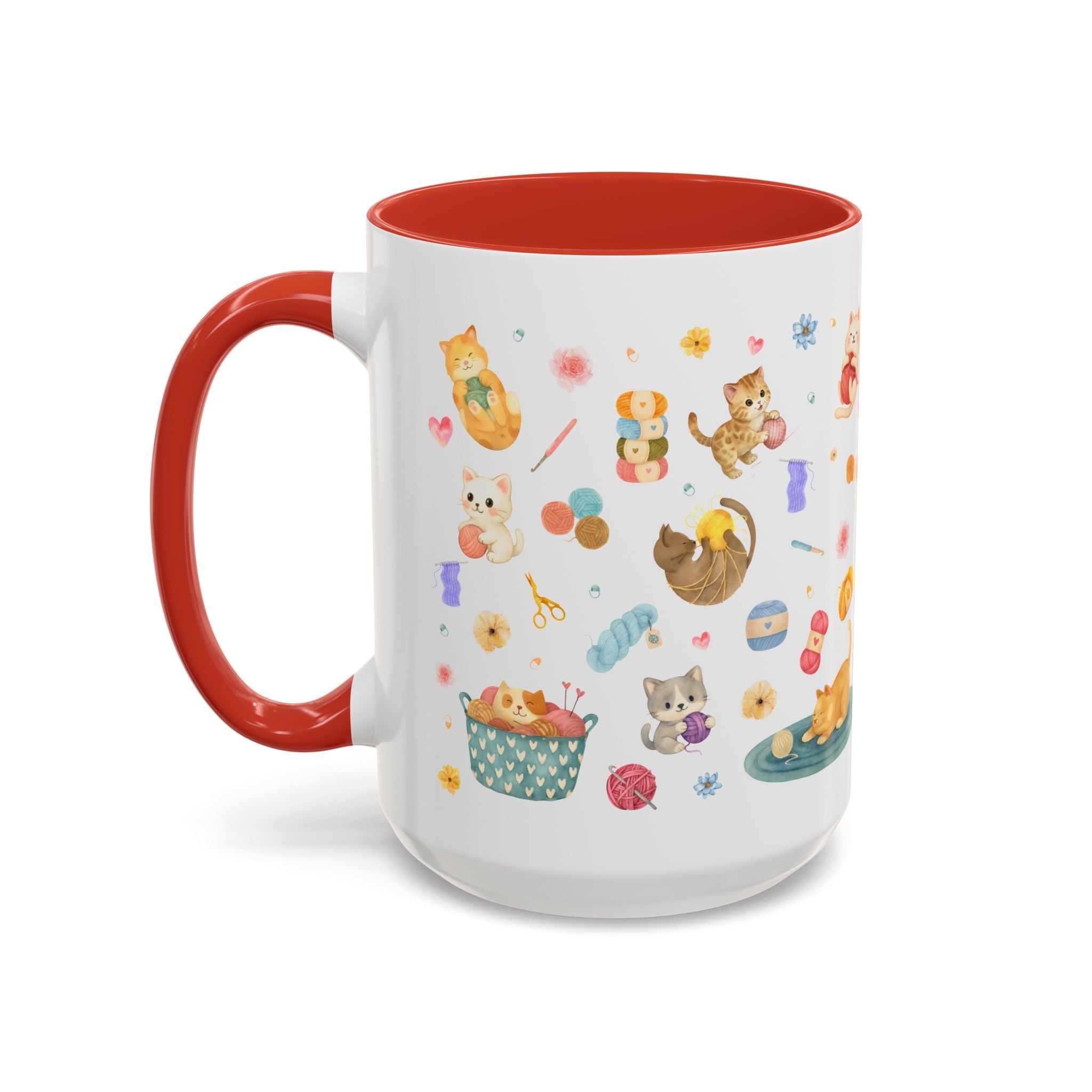 Whimsical Cat-Themed Crochet Coffee Mug, Cute Cat Lover Gift, Animal Lover Decor, Fun Kitchenware, Cat Enthusiast Mug, Gift for Cat Moms