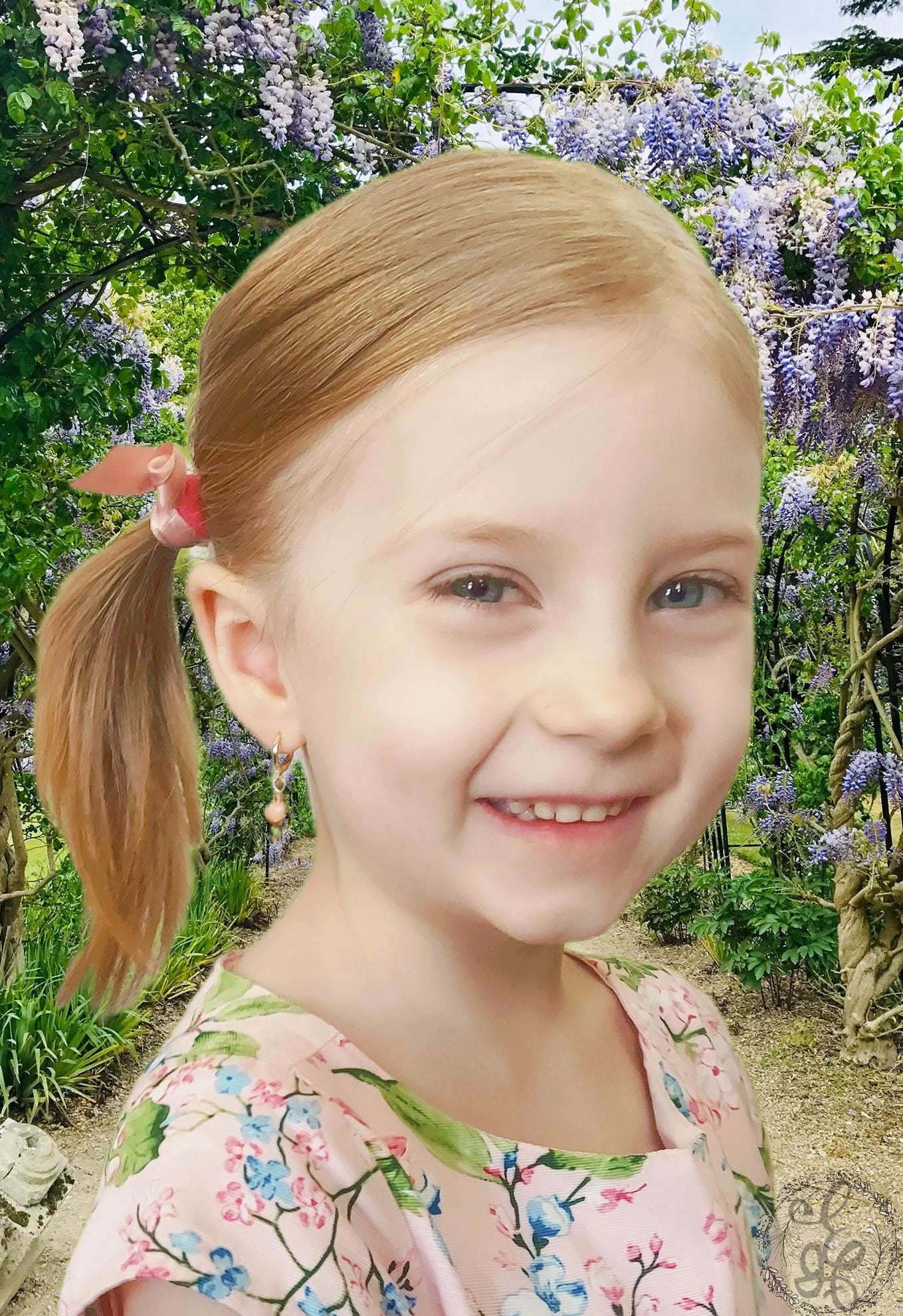 Petite Gold Huggie Hoop Earrings – Pink & Green Crystal Dangles | 18K Gold Hoops for Girls