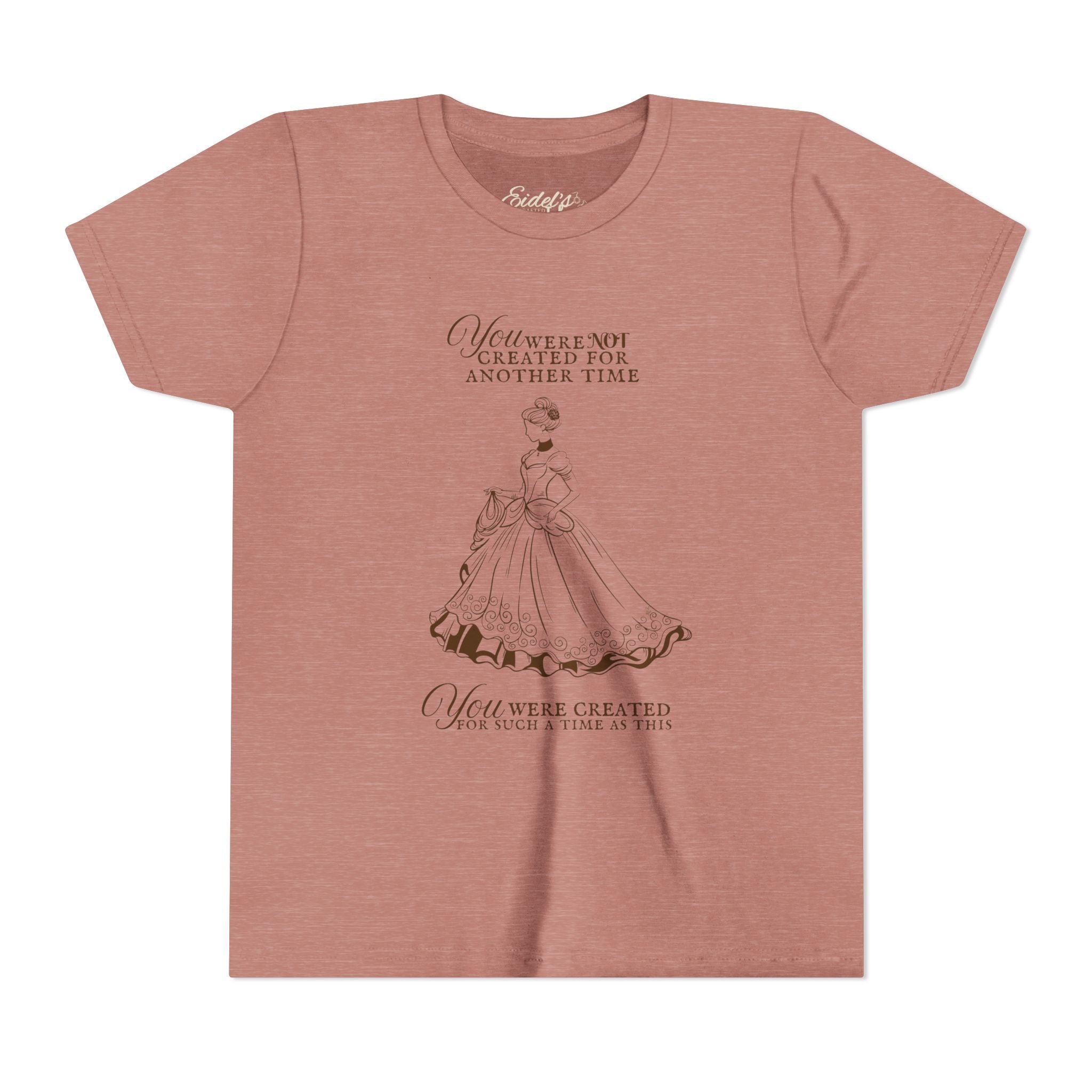 Youth Tee — 'You Were Not Created For Another Time' Vintage Princess Illustration
