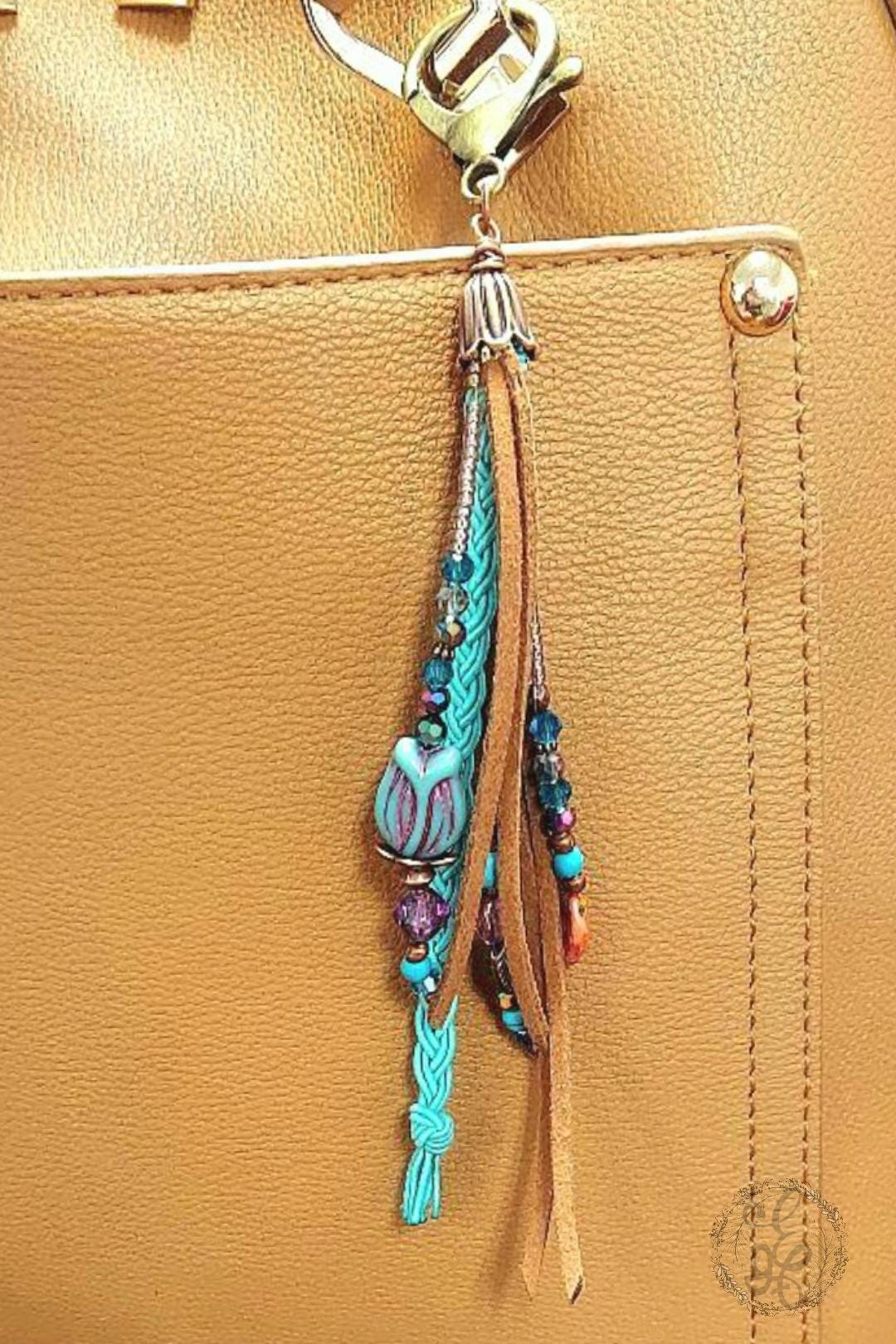 Tulip Tassel Purse Charm