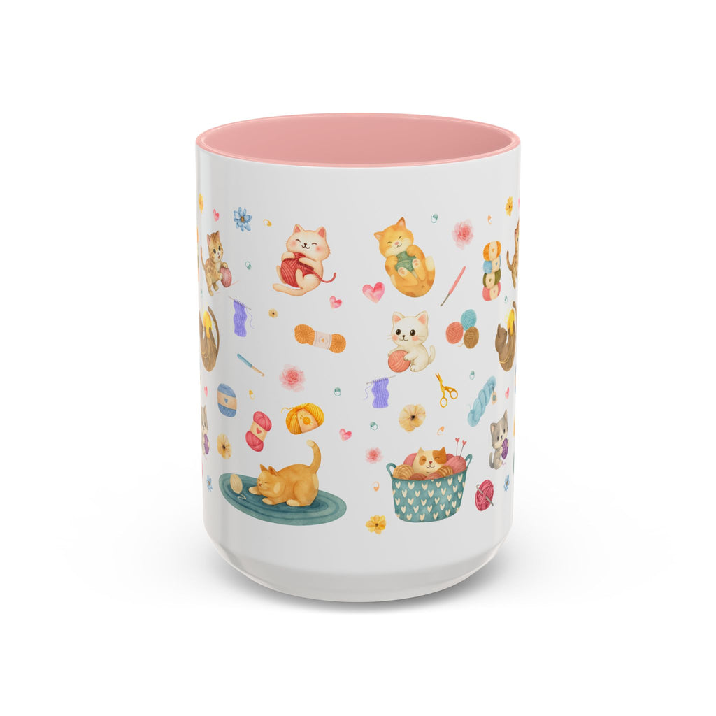 Whimsical Cat-Themed Crochet Coffee Mug, Cute Cat Lover Gift, Animal Lover Decor, Fun Kitchenware, Cat Enthusiast Mug, Gift for Cat Moms