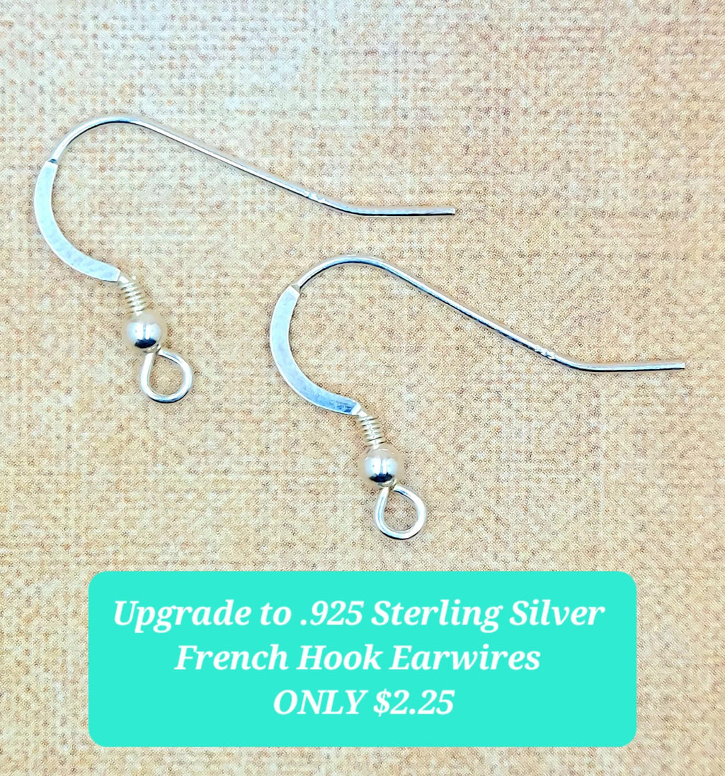 Amazonite Earrings: Silver Feather, Boho Chic Amazonite Dangle Earrings - Handmade Gemstone Jewelry