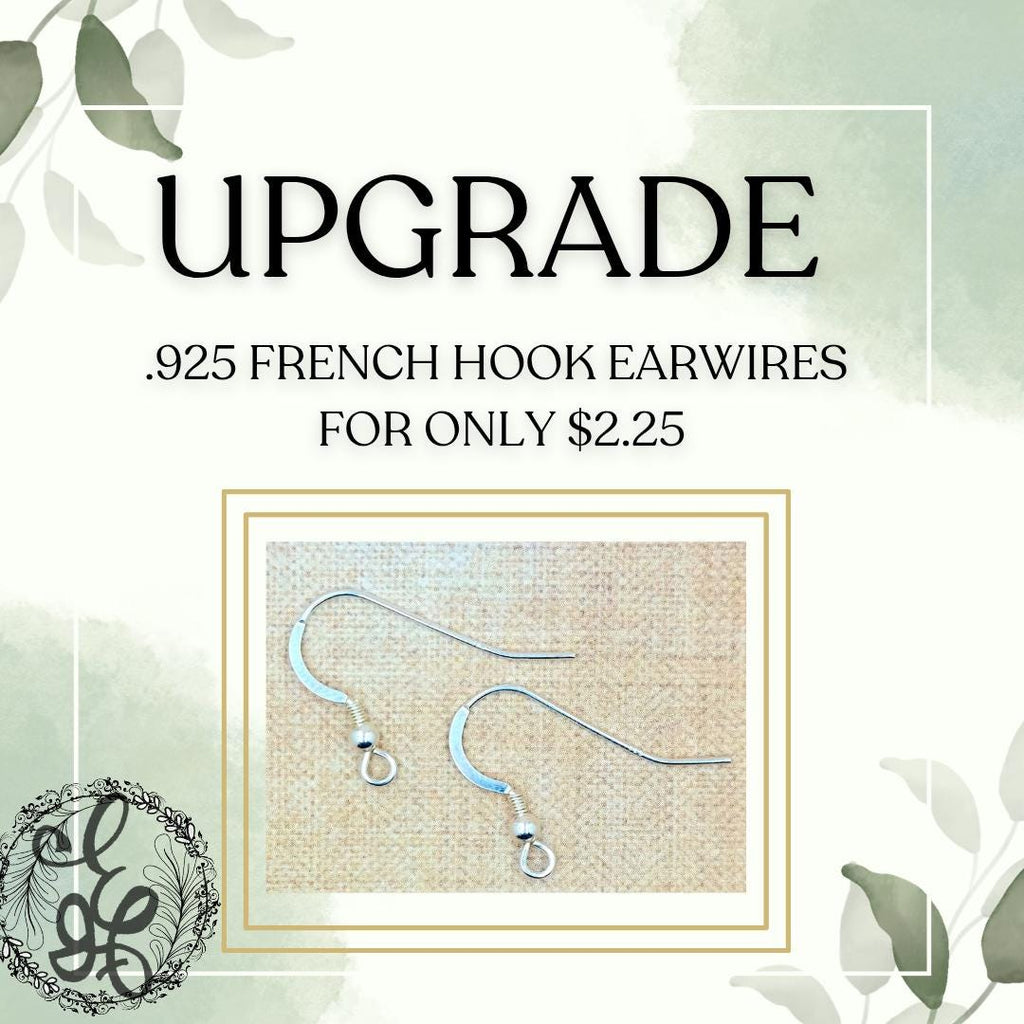 Florida Style Inspired Crystal Dangle Earrings | Option for .925 Sterling Silver French Hooks