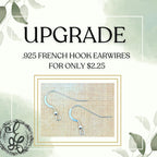 Florida Style Inspired Crystal Dangle Earrings | Option for .925 Sterling Silver French Hooks