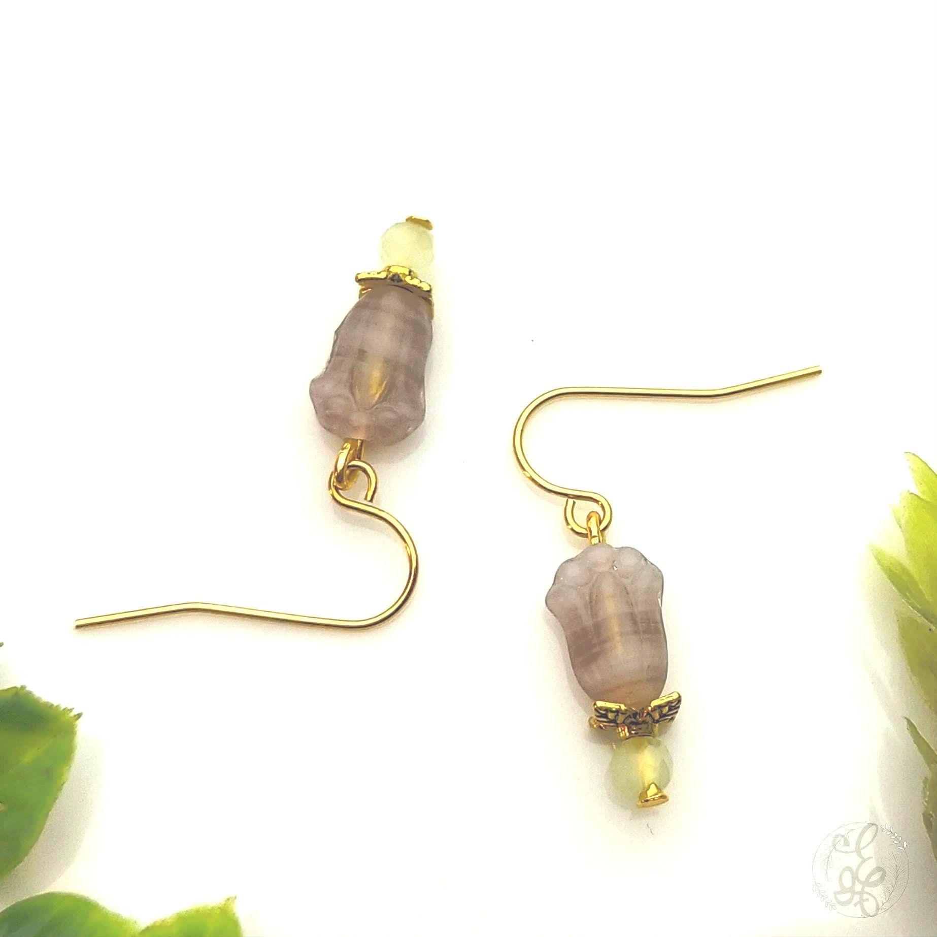 Dainty Tulip Dangle Earrings – Perfect for Spring & Easter, Limited Edition