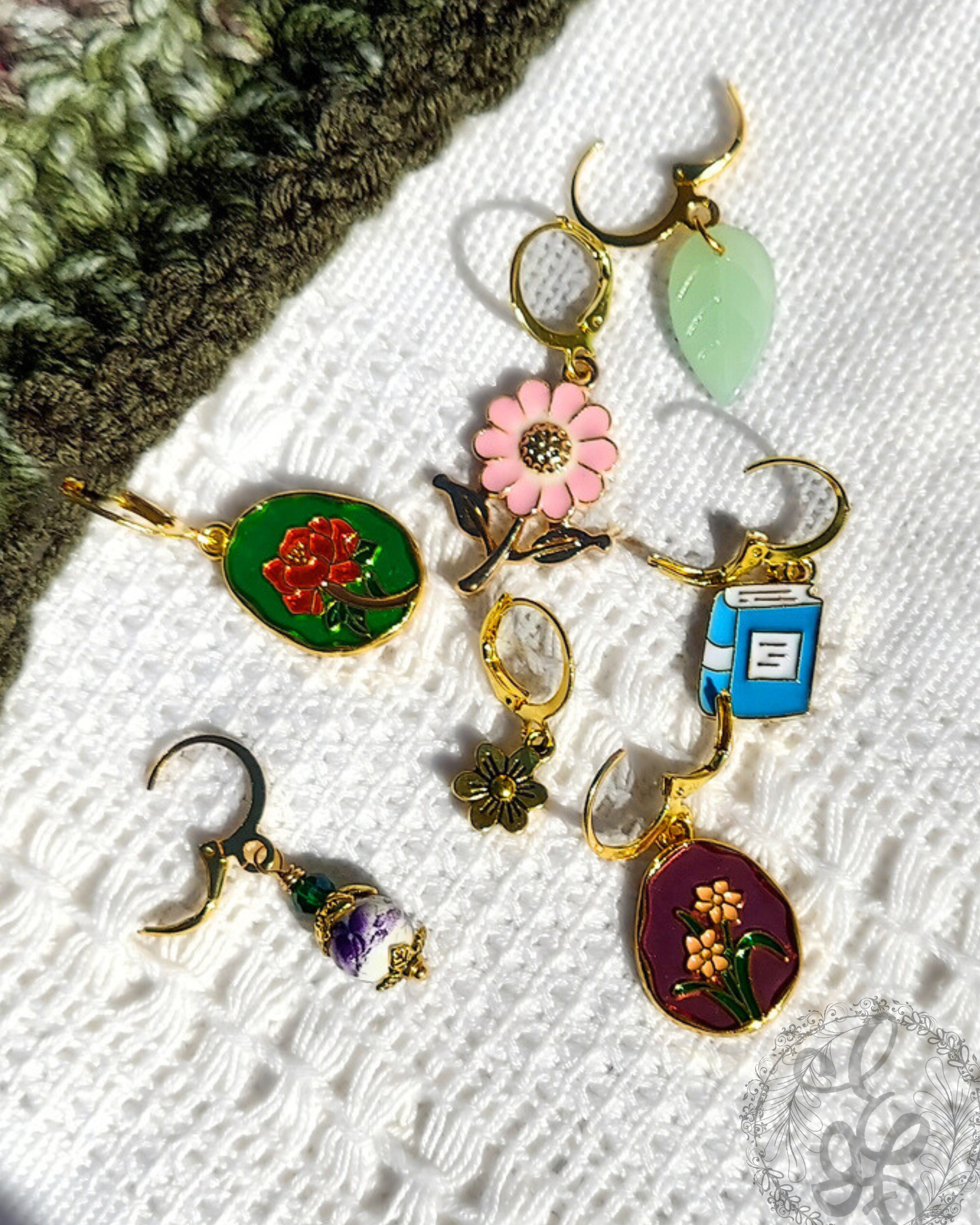Floral Set of Crochet Stitch Markers