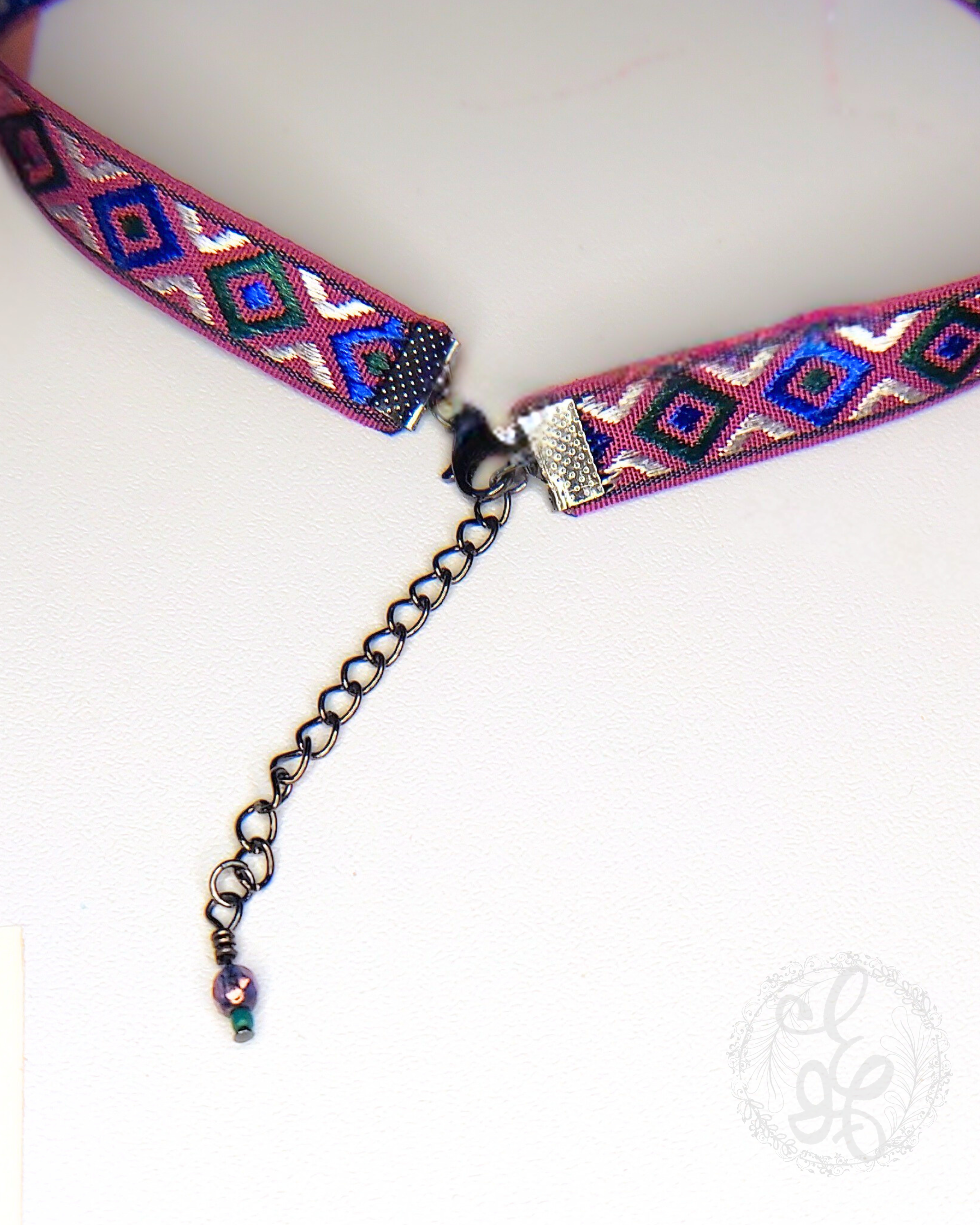 90s Purple Choker Necklace