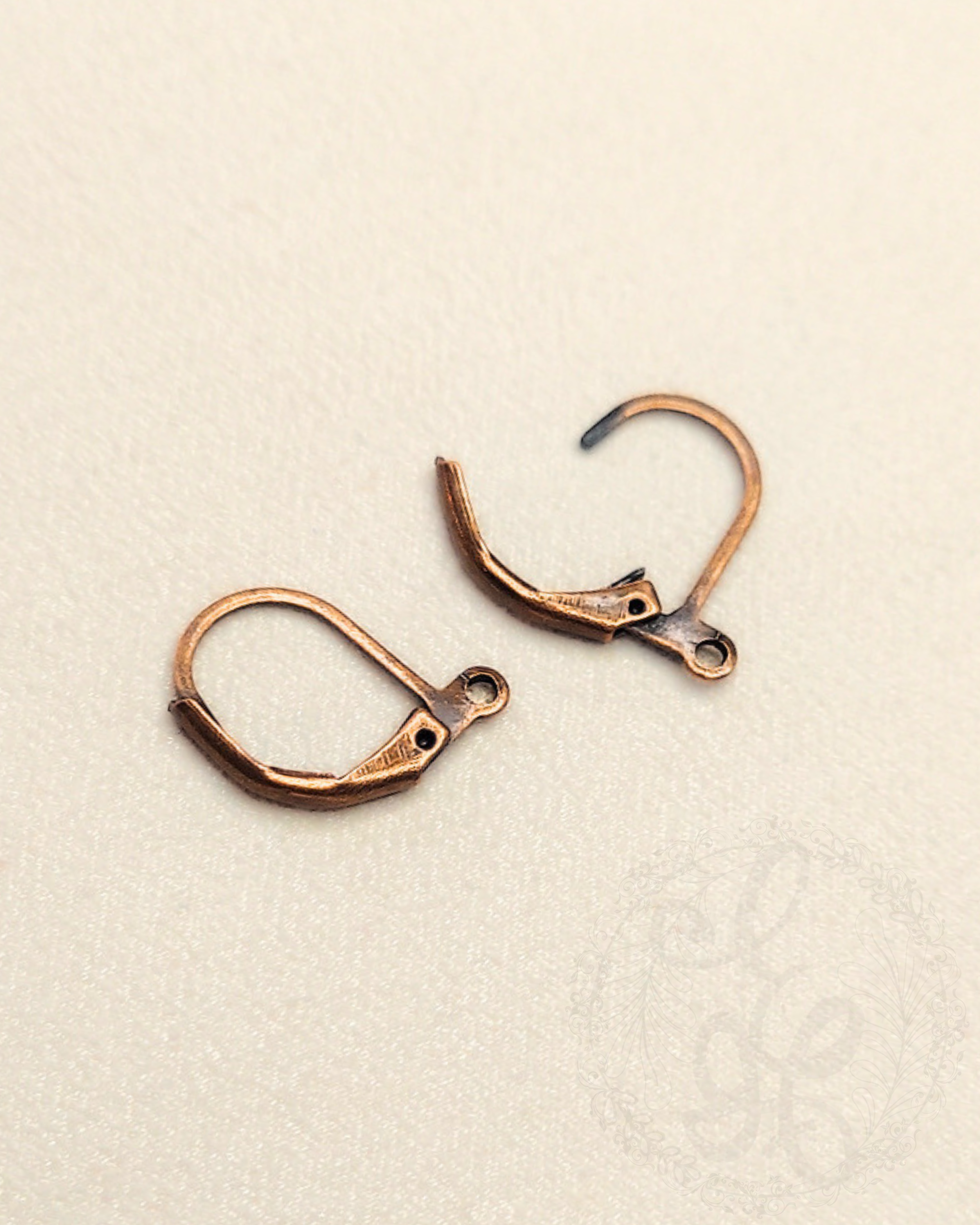 Antique Copper Leverback Earring Upgrade, Hypoallergenic Nickel Free, Secure Leverback Earwires, Add-On for Earrings