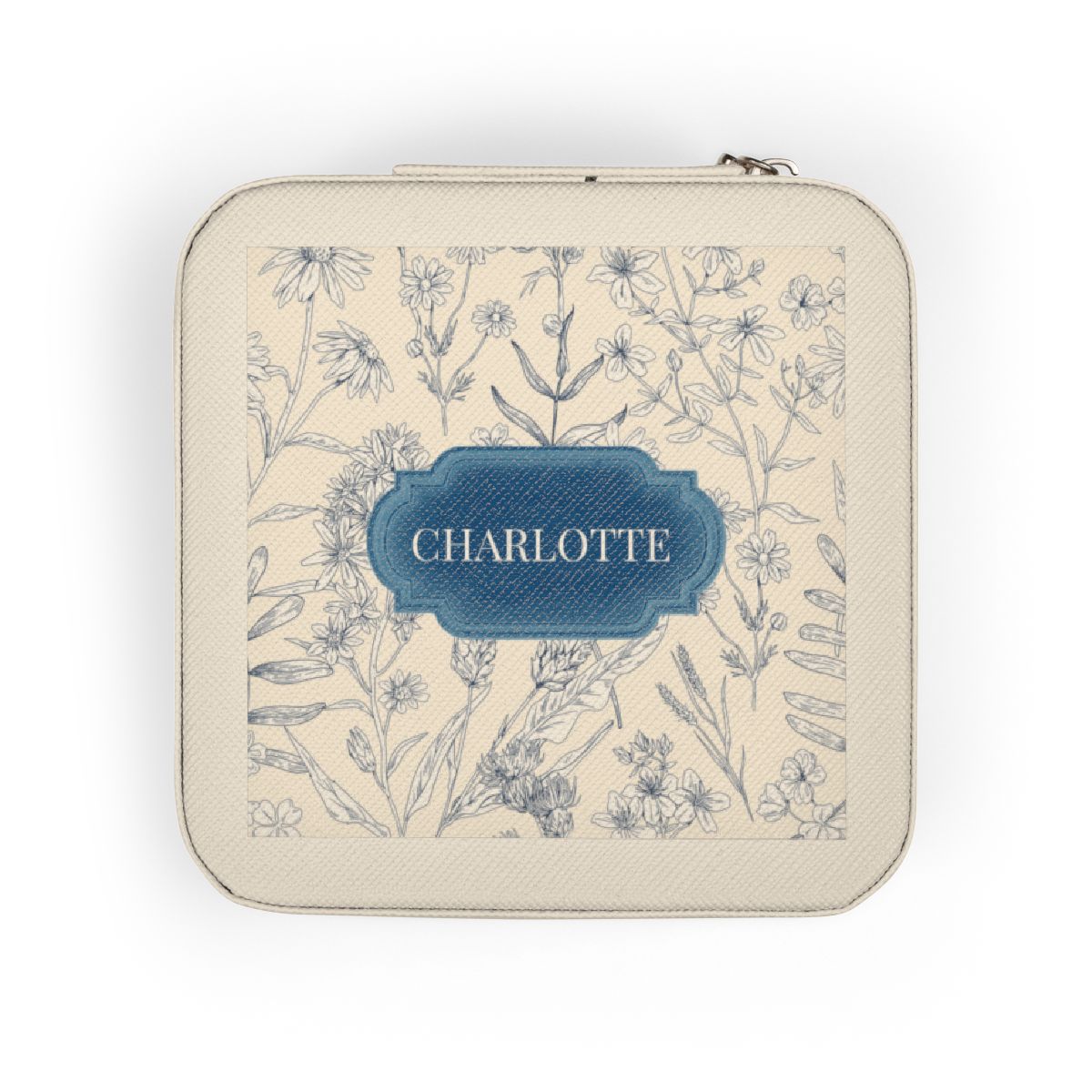 Personalized Jewelry Box, Vintage Style Floral